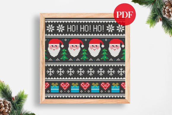 Christmas Ornaments Cross Stitch Pattern