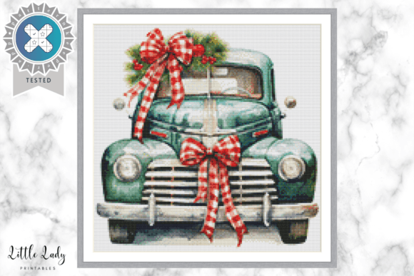 Christmas Truck Cross Stitch Pattern PDF: A Detailed Overview
