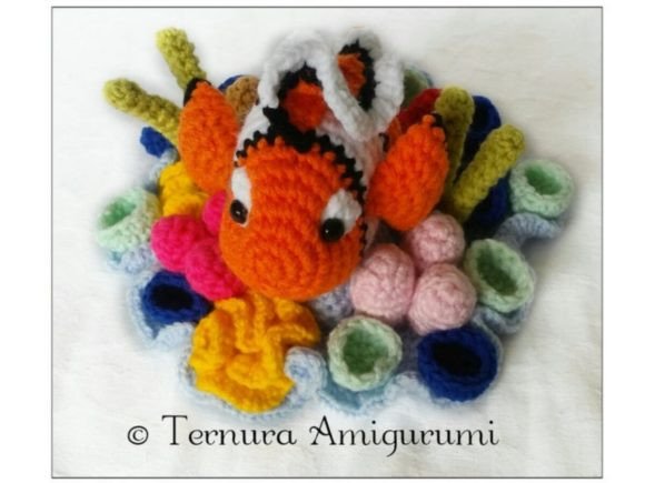 Clownfish with Corals Crochet Pattern: A Vibrant Addition to Your Creative Space