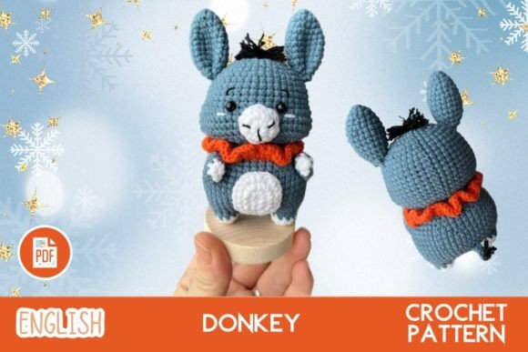 Crochet Donkey Toy Pattern PDF Amigurumi: A Fun and Easy Project for All Skill Levels