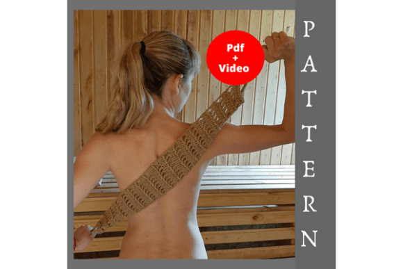 Crochet Washcloth Pattern Back Scrubber
