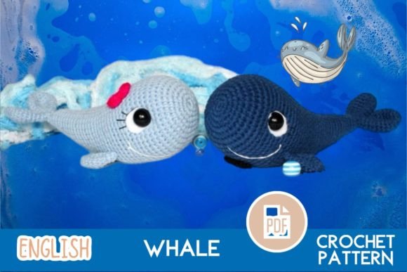 Crochet Whale Teddy Toy Pattern PDF: A Fun and Easy Project for All Skill Levels