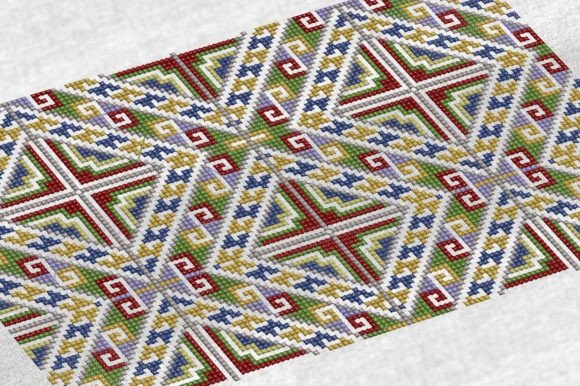Cross Stitch Pattern for Stylized Blouses