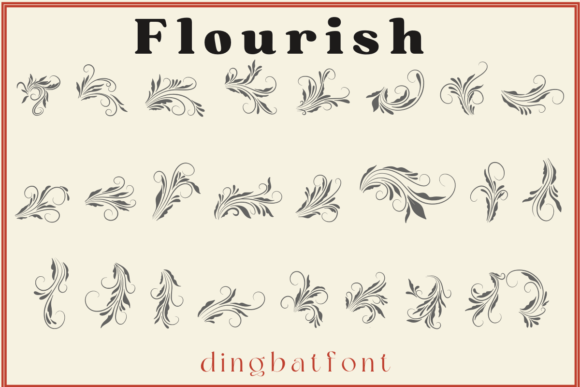 Flourish: The Dingbat Font That Elevates Modern Design