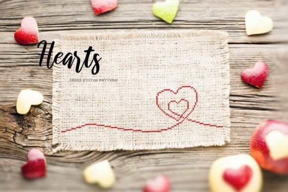 Hearts Cross Stitch Pattern: A Timeless Design for Festive and Personal Creations