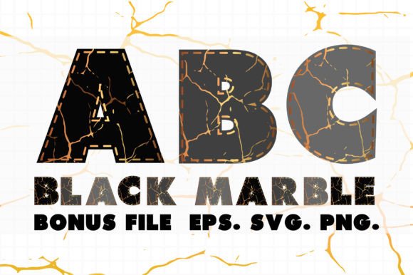 Introducing the Mesmerizing Black Marble Font