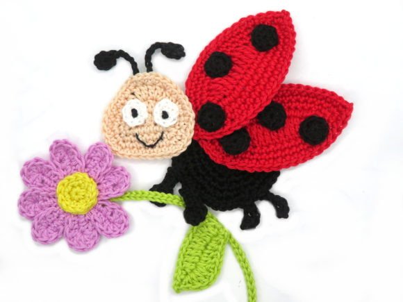 Ladybug Crochet Applique Pattern: A Versatile Craft for Personalization