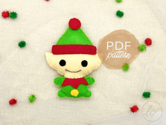 Little Elf Felt Sewing Pattern