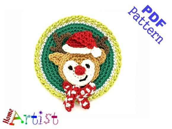 Reindeer Patch Crochet Applique: A Versatile and Adorable Craft Project