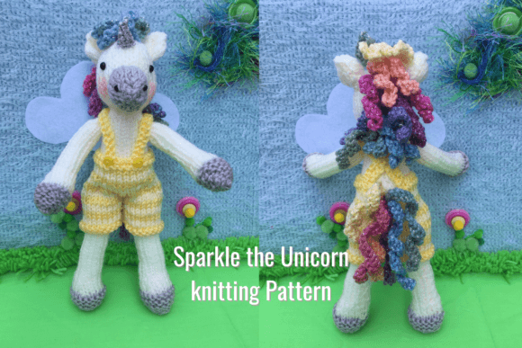 Sparkle the Unicorn Knitting Pattern: A Beginner-Friendly Guide to Crafting a Cute Handheld Toy